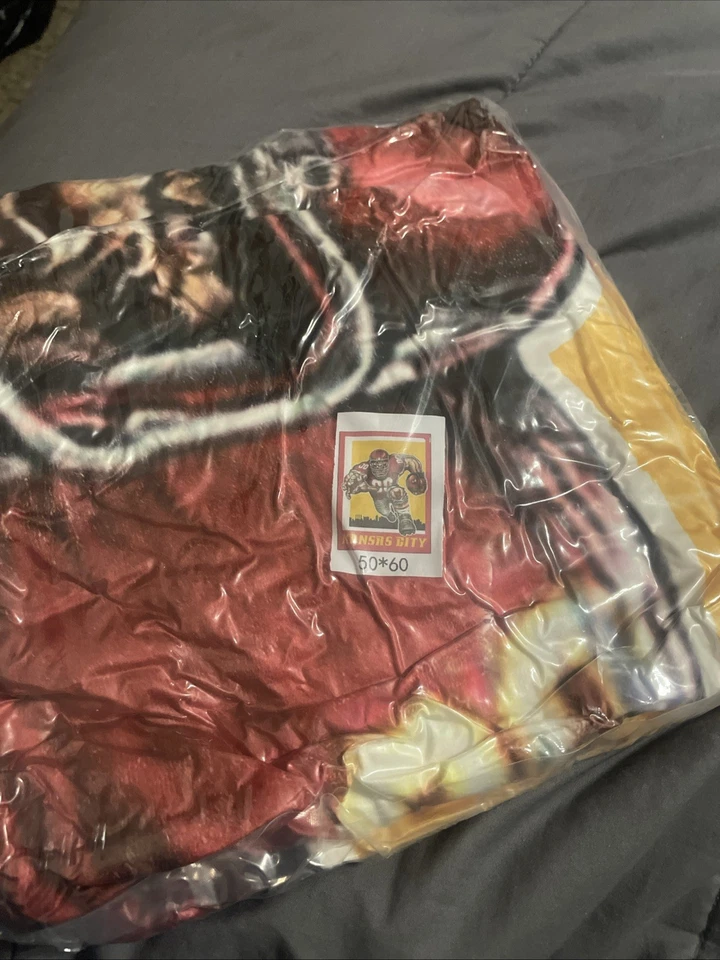 Флисовое одеяло NFL Kansas City (50 X 60 дюймов новое запечатанное - Изображение 2 из 2