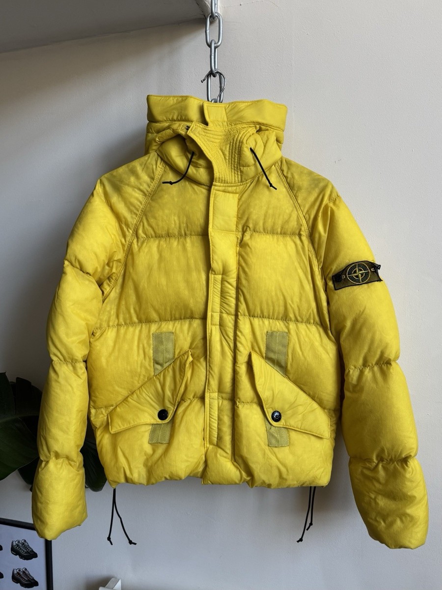 Lightweight Jacket Yellow Stone Island Puffer Jacket Stone Island