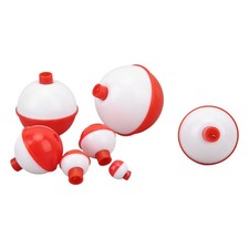 35pcs Fishing Bobbers Set Push Button Snap On Round Fishing Floats Eye|