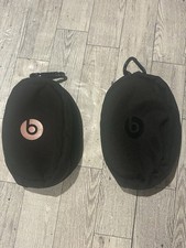 Beats by Dr. Dre Headphones Solo HD Red Lot of 2 Travel Carrying Cases