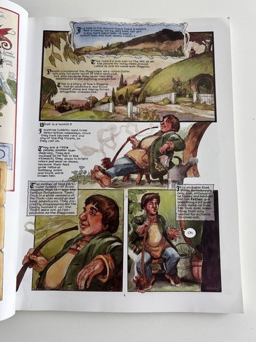 The Hobbit by JRR Tolkien Wenzel & Dixon Revised Ed 2006 Graphic Novel Paperback - Picture 10 of 11