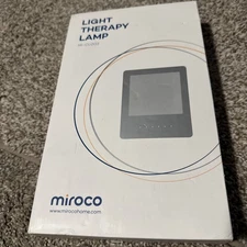 Miroco MI-CL003 Light Therapy Lamp 10,000 Lux UV-Free LED Sunlight Box Timer