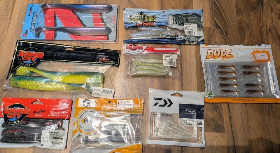 Großes Mixpaket (ü 40 Tüten):  Keitech, Reins und mehr (siehe Beschreibung) - Bild 4 von 4