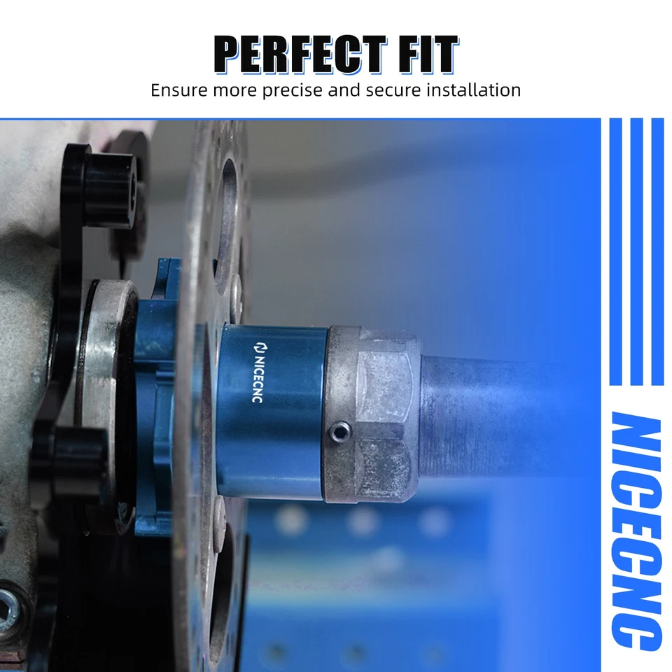 Buje de rotor de disco de freno trasero para Yamaha Raptor 700 YFM700 ATV #1PE-F5712-00-00 azul Foto 2 de 4