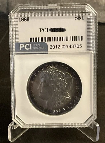 1889 $1 Morgan Silver Dollar PCI MS Sixty Four