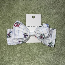 NWT Janie Jack Girls MFloral Bow Clip One Size