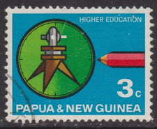 Papua New Guinea 1967 Higher Education Surveying 3c Fine Used SG 107 VGC