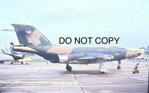 1970s USAF RF-101 Voodoo 45th TRS Number 56-176 Aircraft Slide (72)