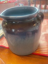 SUPER KEEN VINTAGE TABLETOPS - brown - gray  JUG/PITCHER  8 X 9 "