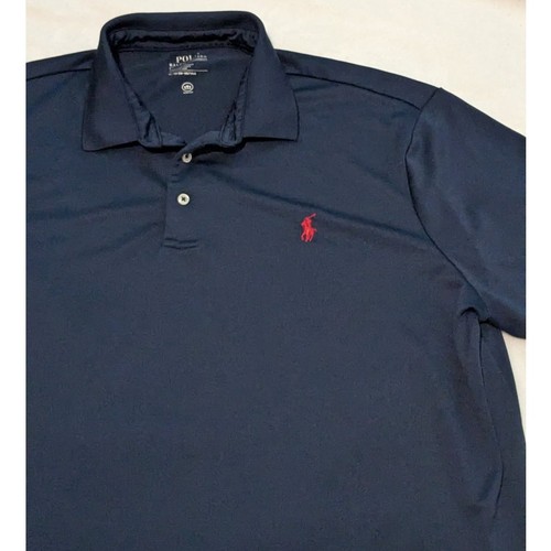 Navy Polo Ralph Lauren Men's Performance Shirt Size XL - Picture 2 of 4