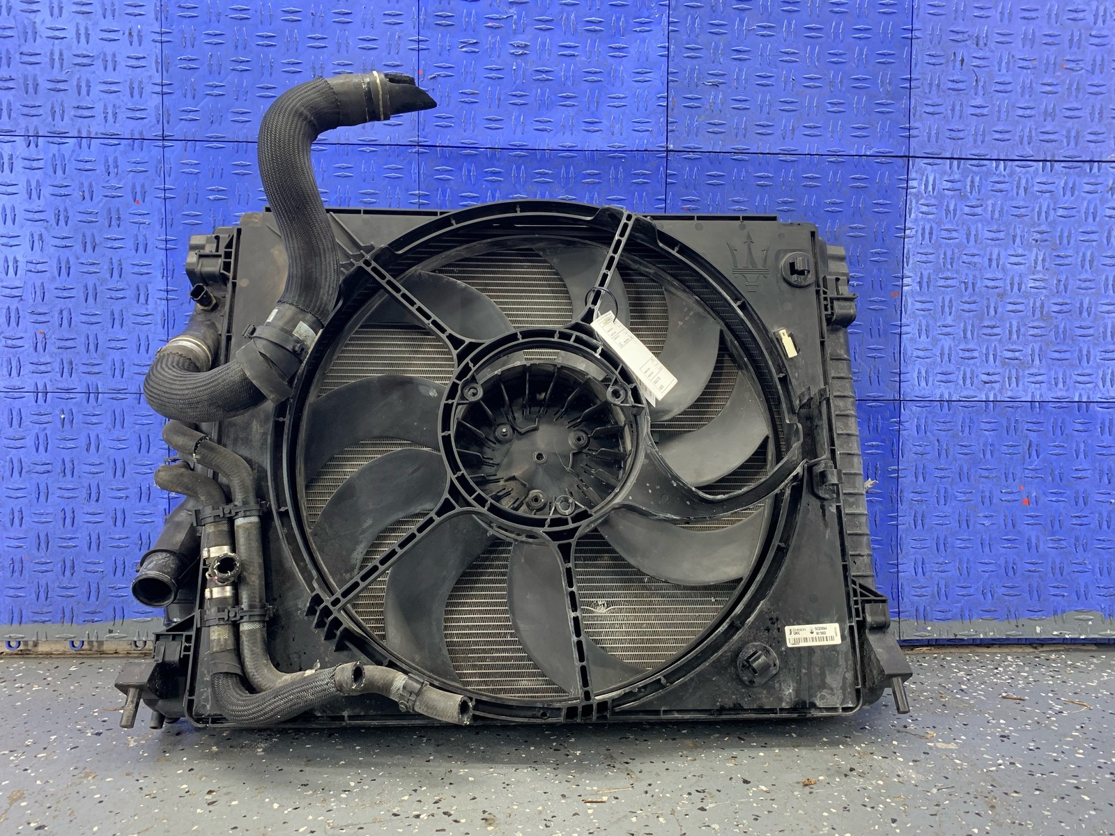 2014-2019 MASERATI GHIBLI RADIATORS CONDENSOR COOLING FAN W/O MOTOR SET
