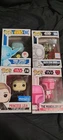 Star Wars Funko Pop Lot Of 4 Spirit Yoda 02 White Droid 188 Leia 218 Mandalorian
