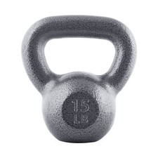 CAP Barbell 15lb Cast Iron Kettlebell, Single