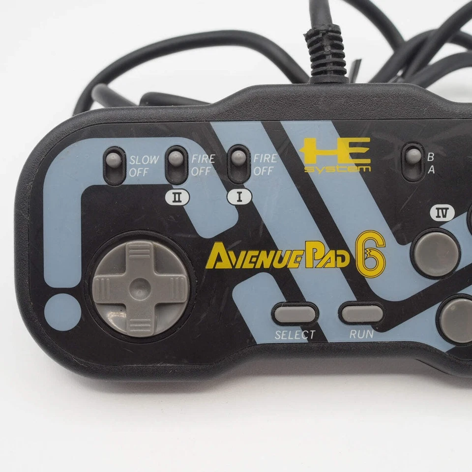 PC Engine Avenue Pad 6 Controller NAPD-1002 NEC Tested 6-Button Controller - Image 4 of 4