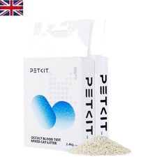 Tofu Cat Litter with Blood Particles - Fast Clumping 4.8kg, Flushable Pack 7.85 per kilo