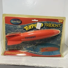 SwimWays Toypedo 00355 Trident 11" Pool Water Orange Toy Discontinued Rare NEW