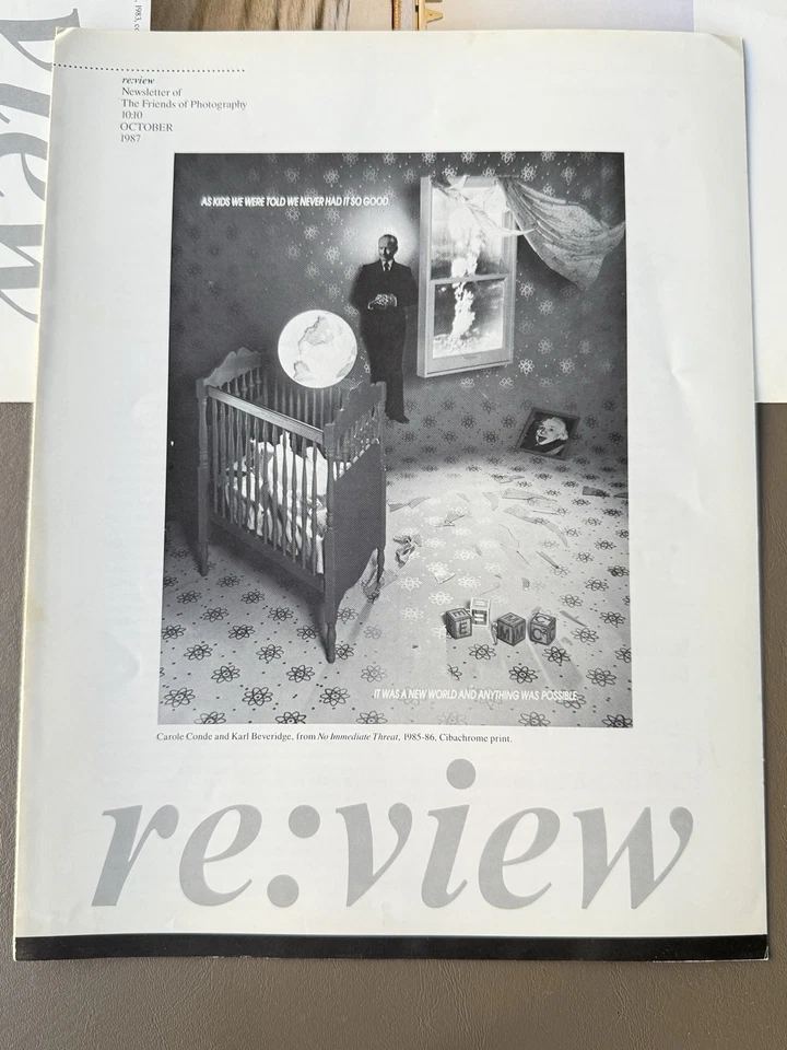 Friends Of Photography Art re:view Lot Of 12 Catalogue Pamphlets 1987 1988 - Image 2 of 4