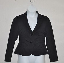 Status By Star Jones Blazer With Seam Detail Size S Black