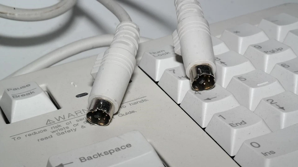 COMPAQ 186591-406 MECHANICAL KEYBOARD W/TRACKBALL 185152 CHERRY MX BROWN 11800 - Image 4 of 4