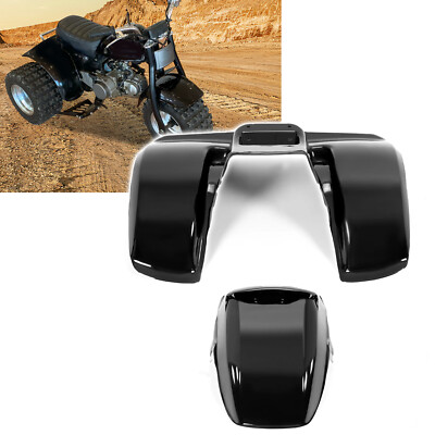 1978-1985 Honda ATC70 ATC 70 Black Front and Rear Fender Set ABS