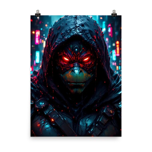 Impresión de póster de arte de pared TMNT Last Ronin Tortugas Ninja adolescentes mutantes de alta calidad - Imagen 4 de 5