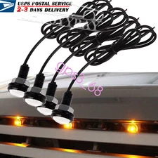 Raptor Style Amber LED Grille Fog Lights For Toyota FJ Cruiser 4Runner Tacoma 4X