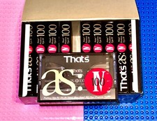 THAT'S AS IV   100  1990  EUR  TYPE IV   BOX OF 10 CASSETTE  TAPES (SEALED)