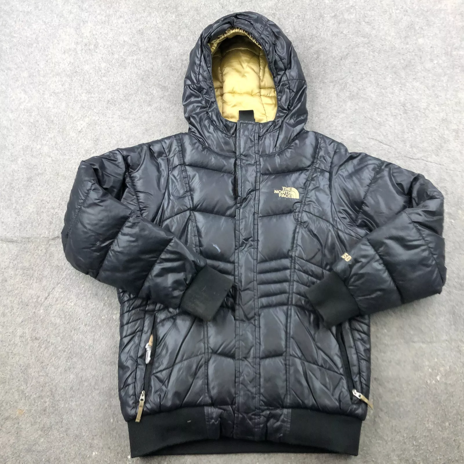 north-face full zip 550 down insulated youth jacket