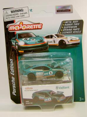 PORSCHE TAYCAN TURBO S GREEN VAILLANT PORSCHE EDITION MAJORETTE DIECAST 2022