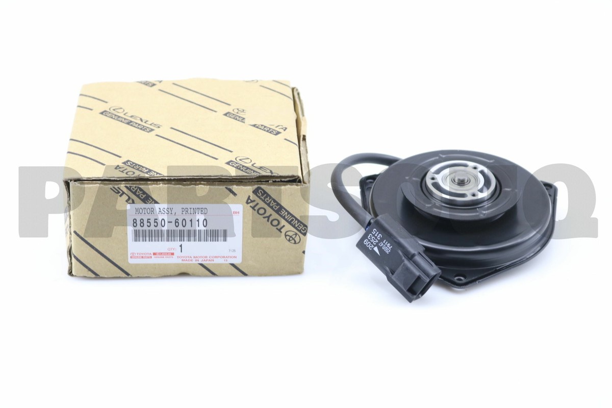 8855060110 Genuine Toyota MOTOR ASSY, BLOWER (FOR CONDENSER) 88550 
