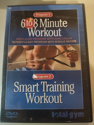 Total Gym Smart Training Workout DVD - 6 to 8 Minute Full Body Fitness Program