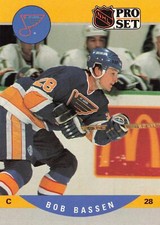 Bob Bassen 1990 Pro Set #520 St. Louis Blues