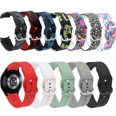 Für Samsung Galaxy Watch 7 6 5 4 40/44mm Classic Sport Silikon Armband Ersatz