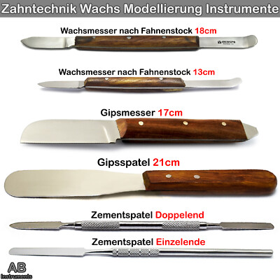 Dental Wax Knife by Flag Stick Modelling Plaster Cement Spatula Knife