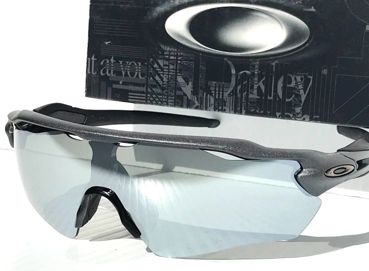 Oakley RADAR EV PATH Steel Grey POLARIZED Galaxy Chrome Lens