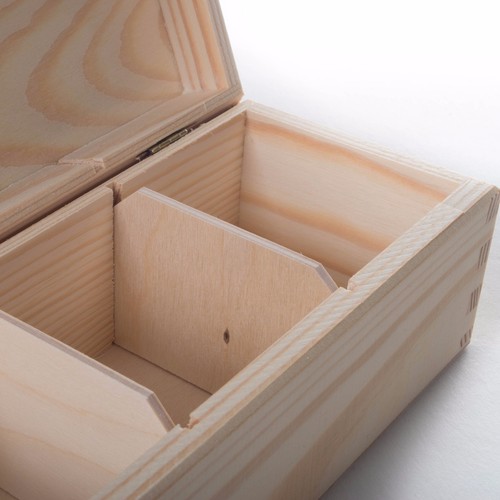 SELECTION of 50 Small+ Wooden Storage Boxes Jewellery Keepsake Decoupage Craft - Picture 101 of 218