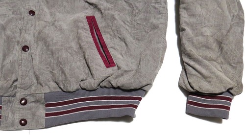 vtg JOHNSON HAWKS ICE HOCKEY Team Jacket 2XL Corduroy 80s Minnesota Saint Paul - Picture 6 of 13