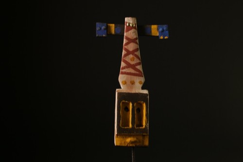 Maschera africana Dogon Kanaga legno artigianale da appendere a parete decorazione casa-G2043 - Foto 12 di 24