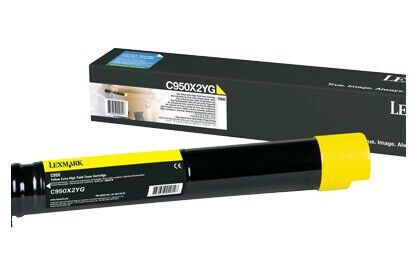 C950X2YG Lexmark C950 Toner Yellow 22.000Seiten (0734646227711)-image