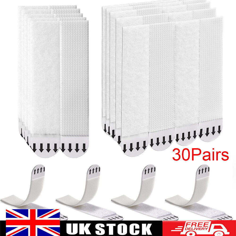 30x Command Strips Self Adhesive Damage Free Wall Hanging Picture Frames Posters