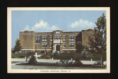 Collegiate Lethbridge Alberta - view of the Collegiate, Lethbridge- Old Photo