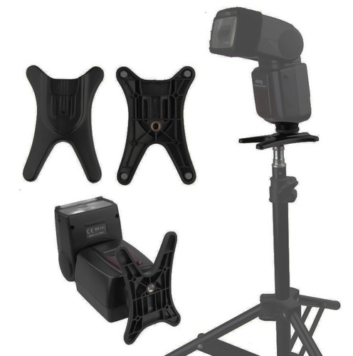 Blitzfuß Kamera Blitz Blitzständer Standfuß Blitzhalter Speedlite AS-21 LC2683 - Bild 2 von 2