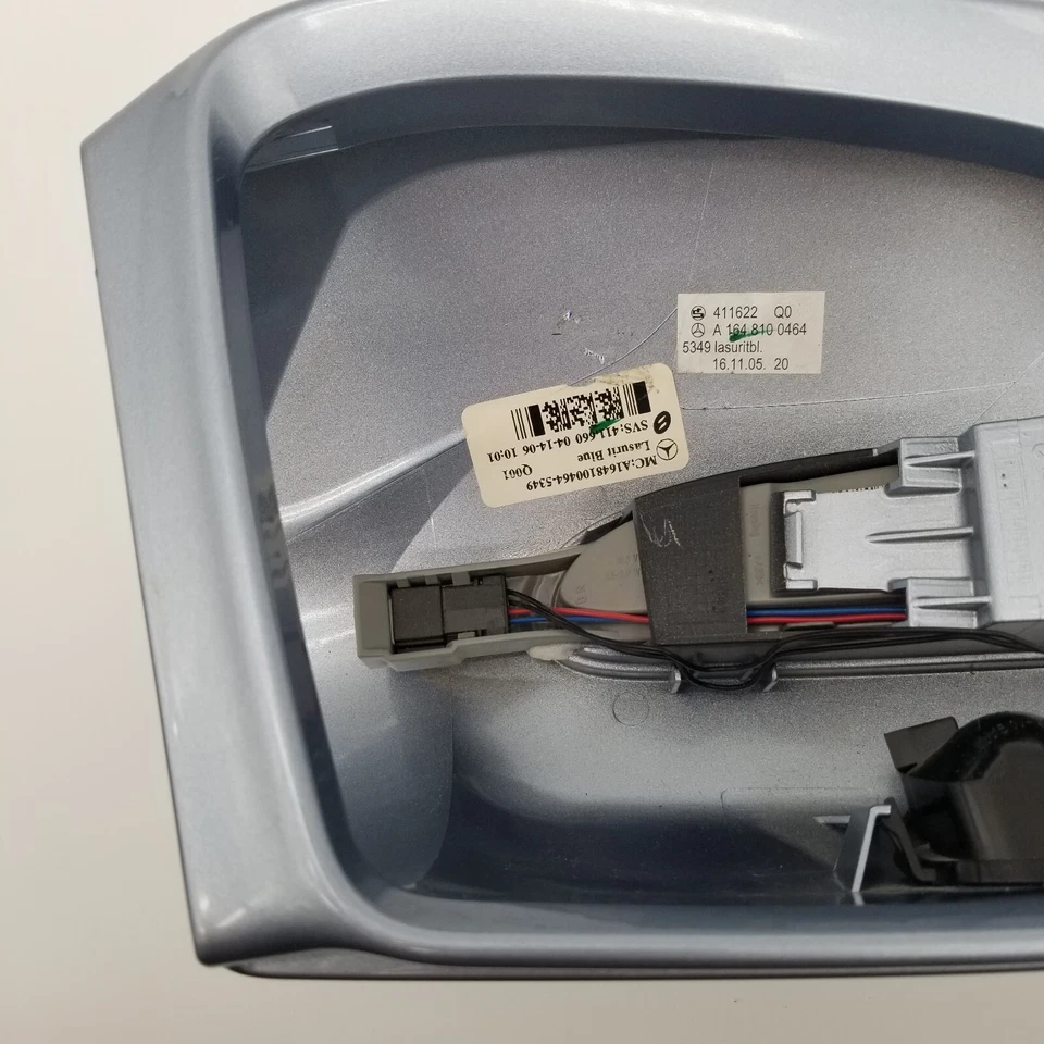 08-12 MERCEDES-BENZ GL550 DELANTERO DERECHO PASAJERO PUERTA ESPEJO TAPA TAPA Foto 4 de 4