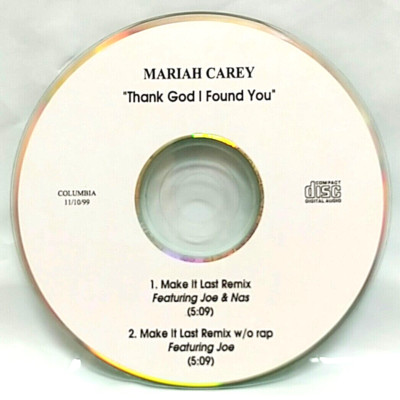 CD) Mariah Carey Feat. Nas & Joe – Thank God I Found You (Remix