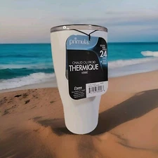 Primula Avalanche Thermal Water Bottle, 20 oz, White