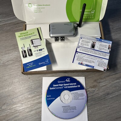Actiontec Qwest W1000 Wireless LAN USB Adapter Quick Connect Module