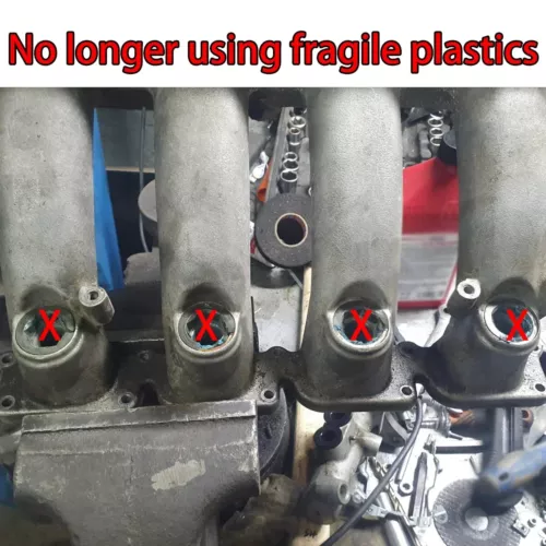 4X For Audi A4 1.8T TT Upgrade Aluminum Fuel Injector Insert Cup Seat 06B133555H - Picture 4 of 10