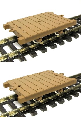 On30/Oe Scale Aru Narrow Gauge Wooden Flat Car 2 Cars Brass Kit 0e Freight Wagon