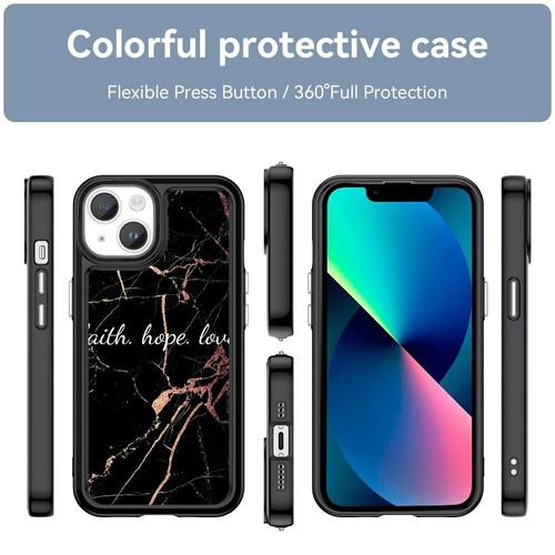 cute Love Faith Hope Anti scratch Cover For Samsung S7 S8 S9 S10 S20 Plus Lite - Picture 8 of 25
