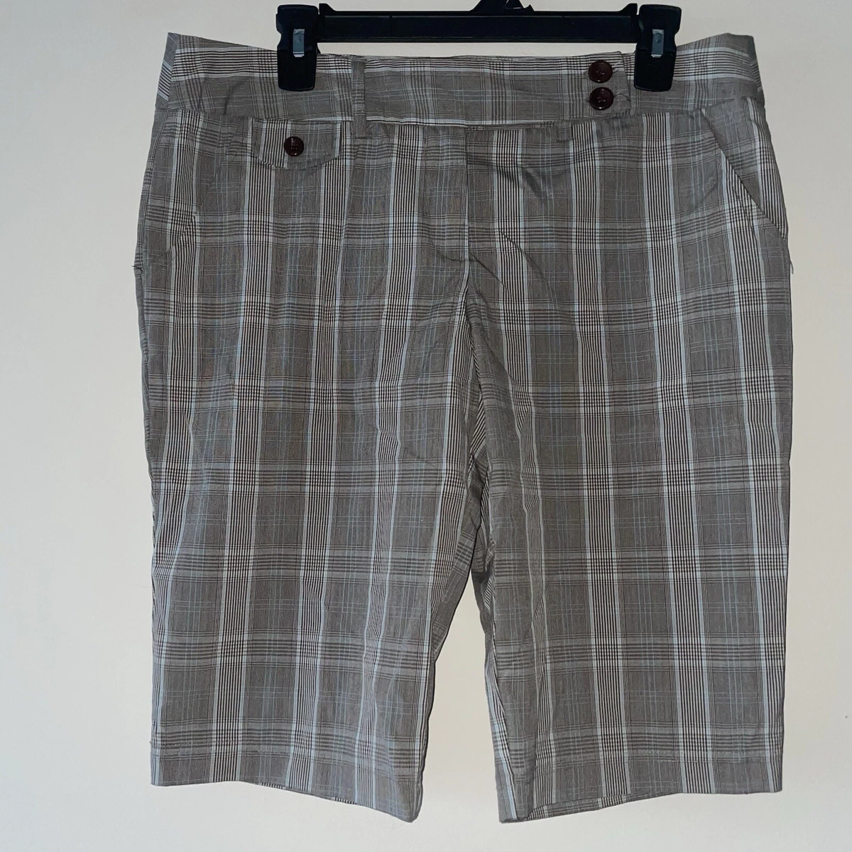 Short Bermuda Habillé Tracy Evans, Taille 9 Juniors, Foncé Avec Ceinture - NEUF SANS ETIQUETTE